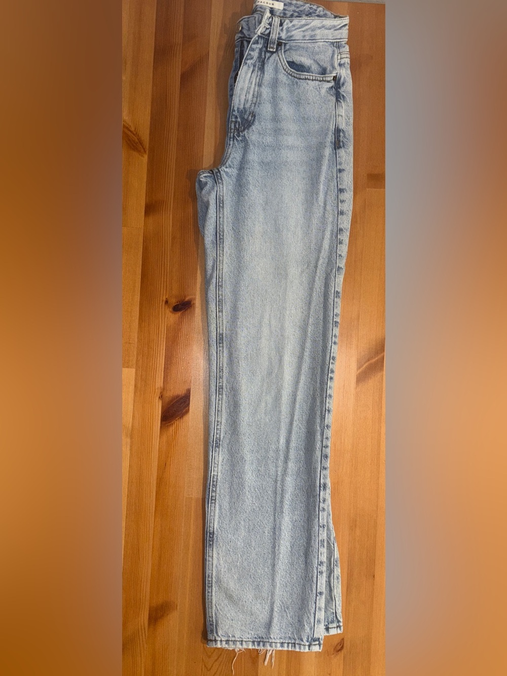 PacSun Light Blue Women's Straight Jeans 90s boyfriend 23